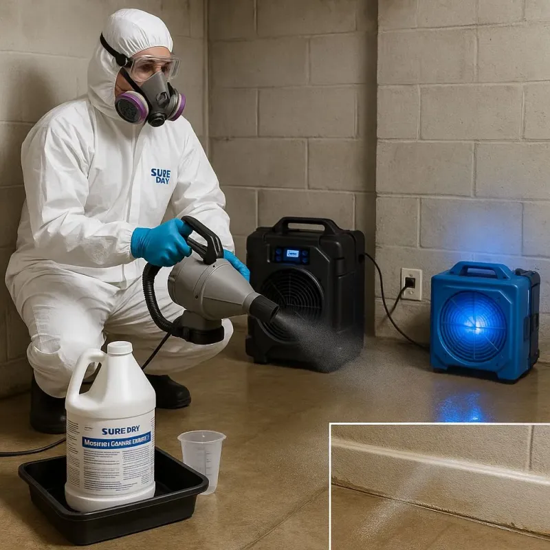 Sanitization and Odor Removal process in Jordan, NY